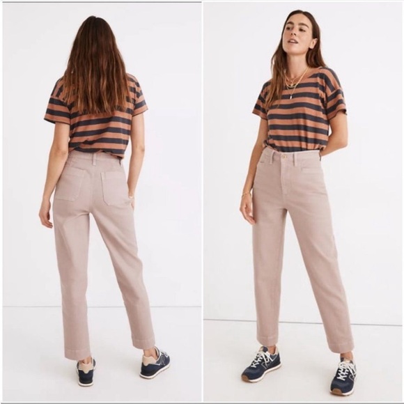 Madewell Pants - Madewell Slim Emmett Tapered Pant in Vintage Petal Size 29